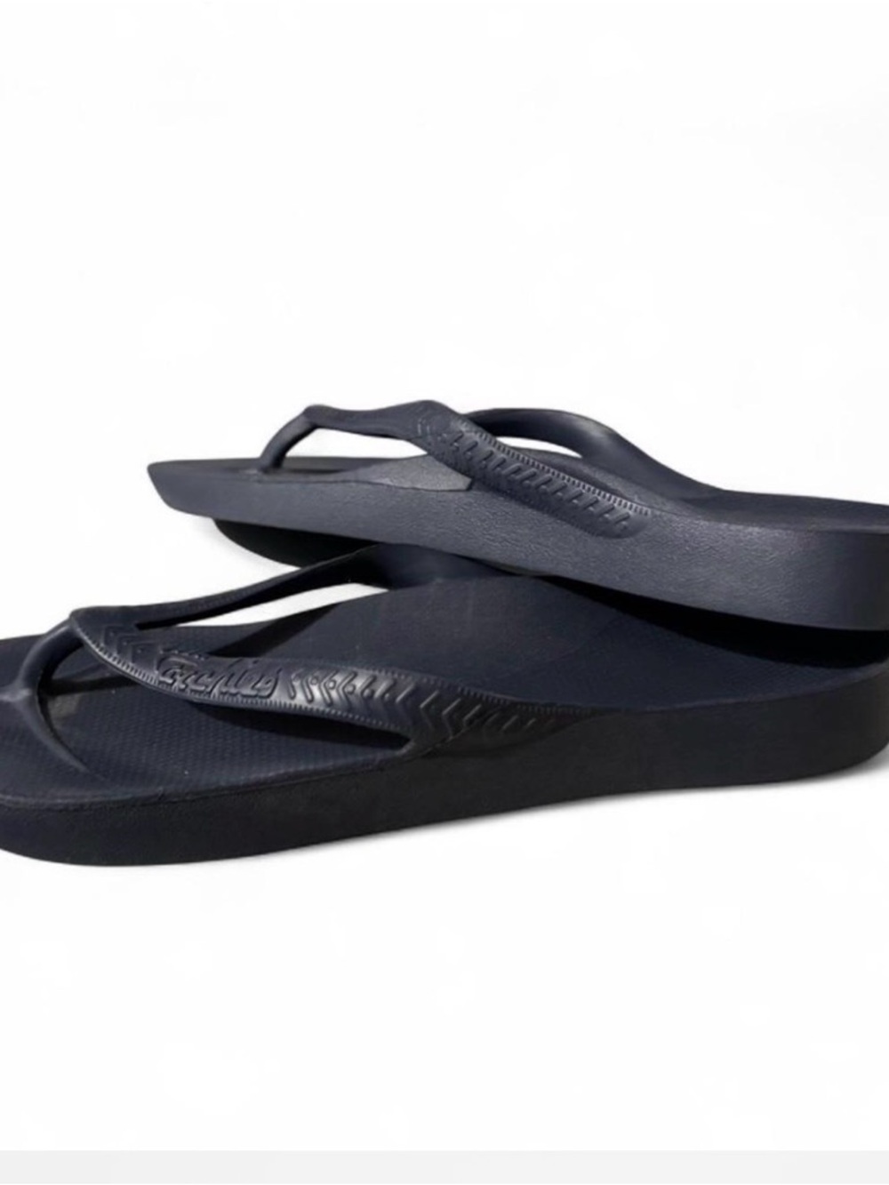 Archies Arch Support Navy Blue Comfortable Flip Flops Men's US 7 Women's US 8. - Picture 5 of 6